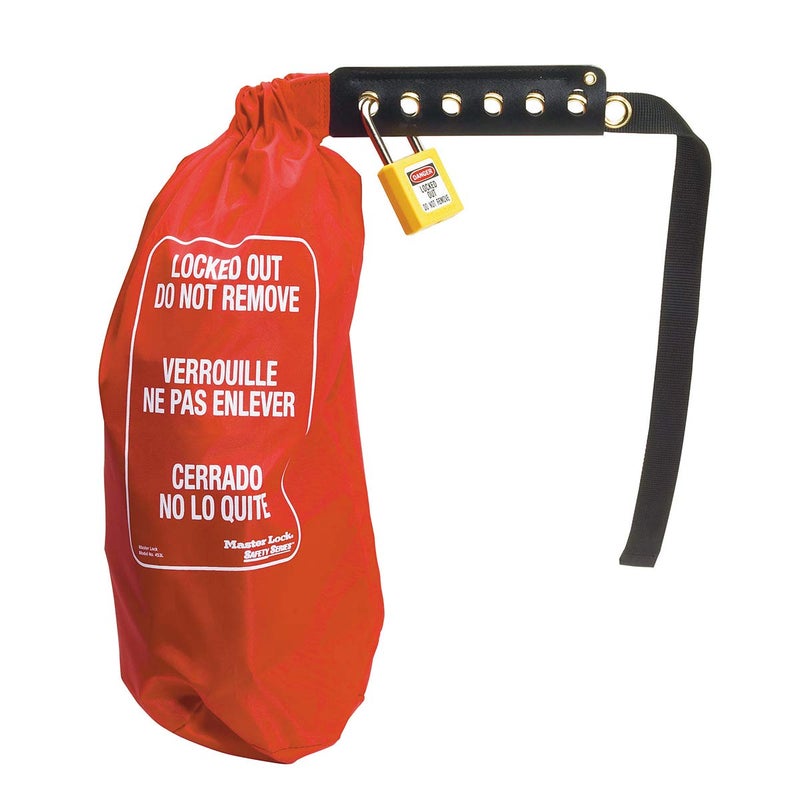 Master Lock 453L Lockout Tagout Oversized Plug & Hoist Control Cover - Image 1